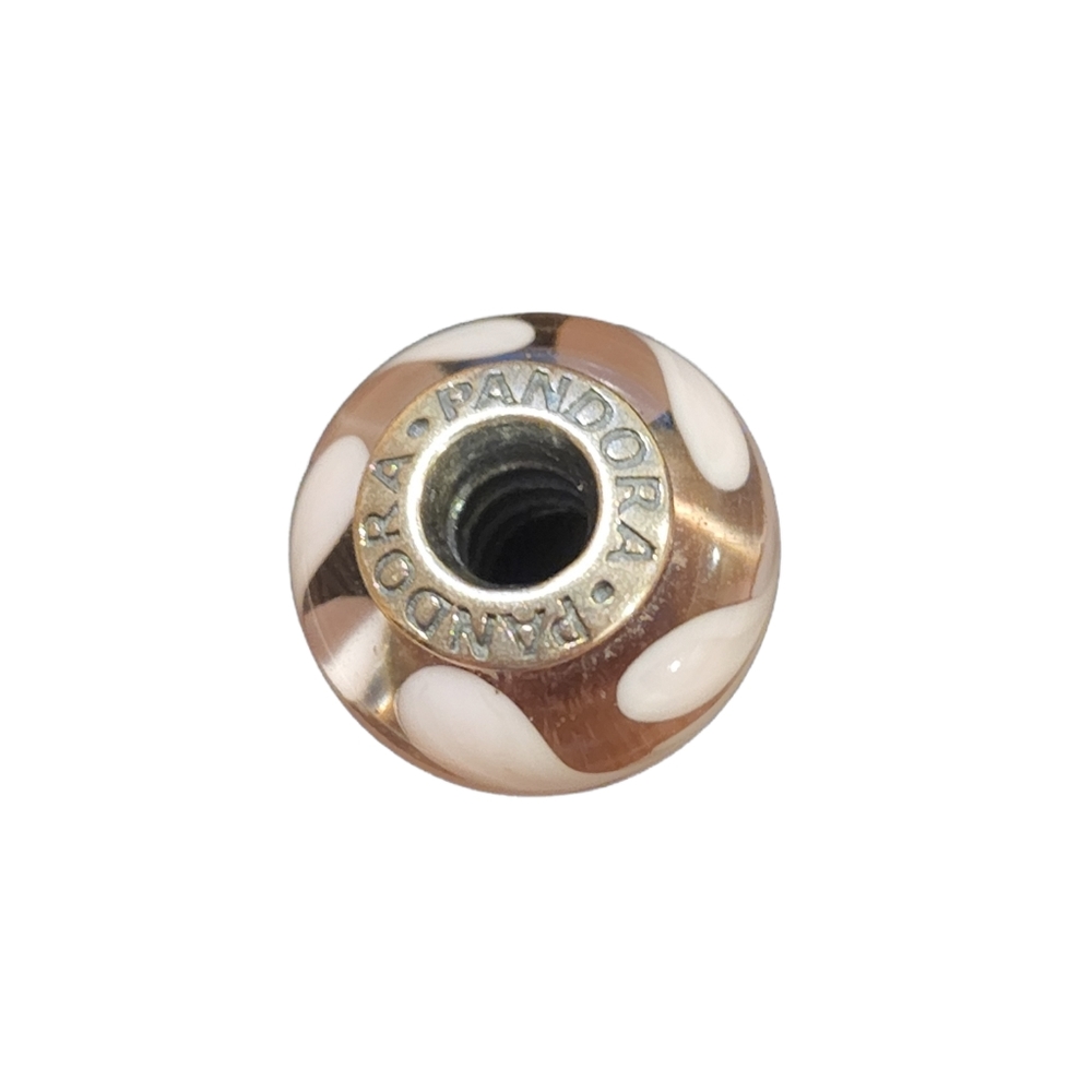 Pandora‎ pink swirl charm
